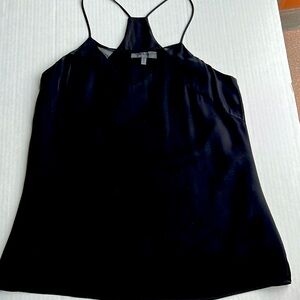 Milly black silk spaghetti strap top. Size 0.